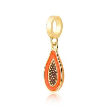 Imagem de Charm Mamão Revestido em Ouro - VL ACCESSOIRES