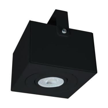 Imagem de Spot Box Articulado GU10 MR16 Para Eletrocalha + Lâmpada LED 4,8W - I9
