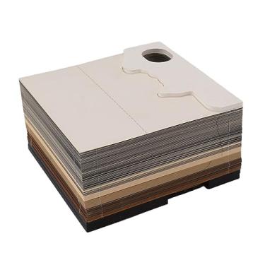 Imagem de GLOGLOW 3D Art Craft Note Pad Castle Design Com Luz para Decoração e Mensagens Domésticas, Adesivo Premium para Uso Repetido