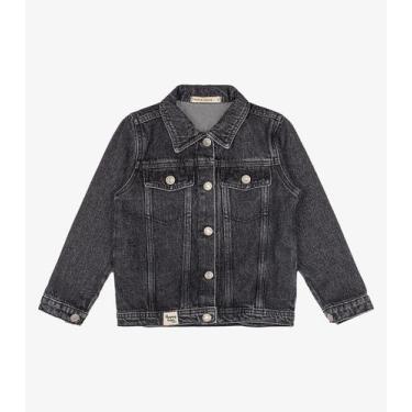 Imagem de Jaqueta Infantil Trick Nick Preto - Trick Nick Jeans, 3, Preto