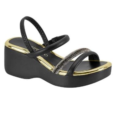 Imagem de Sandalia Beira Rio Ref 8455.307.28475 Preto/preto/grafite/cristal 037