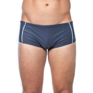 Imagem de Sunga Elite Proteção UV 50 Masculina, Cinza, GG