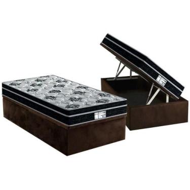Imagem de Cama Box Baú Solteiro: Colchão Molas Probel Prolastic ProDormir Born +