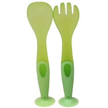 Imagem de Conjunto de Colher e Garfo com Ventosa 6+ Meses Love 9105