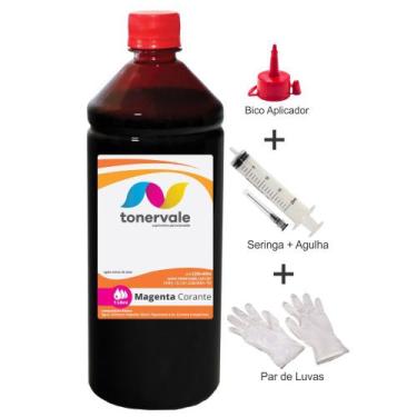 Imagem de Tinta Para Canon MG5210 CLI-125 Magenta 1 Litro Linha Platinum - Toner