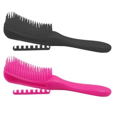 Imagem de Kit com 2 Escova Polvo Para Cabelos Ondulados Cacheados - CENTRAL