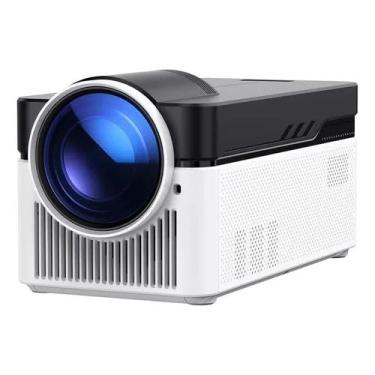 Imagem de Projetor inteligente 4K, mini projetor com Wi-Fi e Bluetooth, Android 13, 700 ANSI, correção automática, projetor para Home Theater/Outdoor HY450NTV
