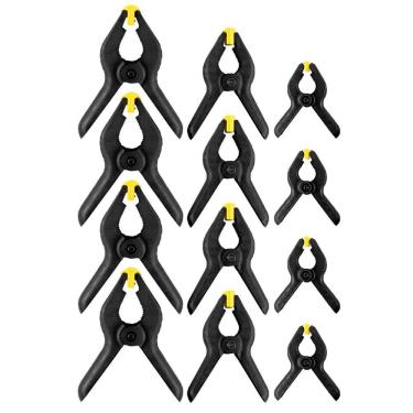 Imagem de Kit 12 Grampos Sargento 2, 3 e 4 Pol. EDA Profissional