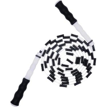 Imagem de Corda de pular corda de pular frisada, corda de pular ajustável para c