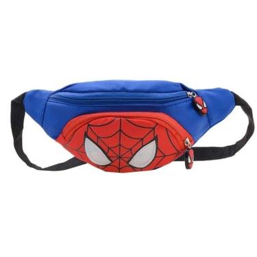 Imagem de Pochete Infantil Homem Aranha Bolsa Cintura Escolar Mochila