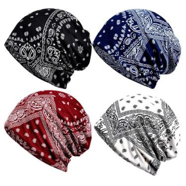 Imagem de Gorro Slouchy de Algodón JarseHera para Mujer, Gorras Quimioterapia pa
