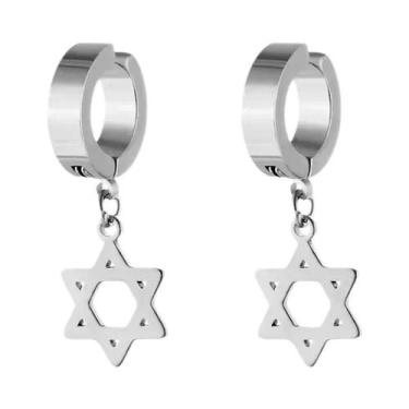 Imagem de Brincos De Clipe Com Pingente De Cruz Da Moda, Não Perfurantes, Para H