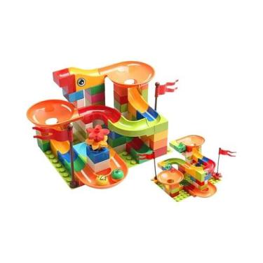 Imagem de Conjunto De Blocos De Montar Grande Para Pista De Corrida De Mármore, 