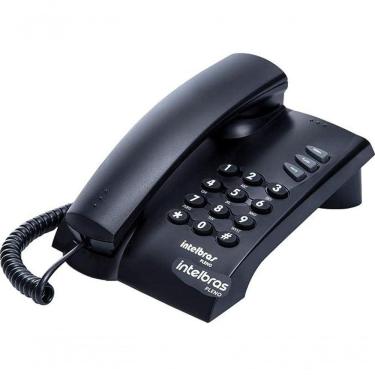 Imagem de Telefone Com Fio Pleno Intelbras Preto Bivolt
