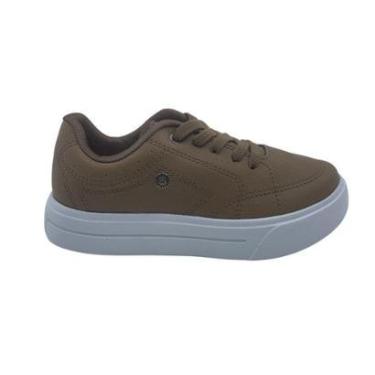 Imagem de Tênis Menino K360° Casual Calce Fácil Kidy Marrom 4570005 - Caramelo 34-Masculino