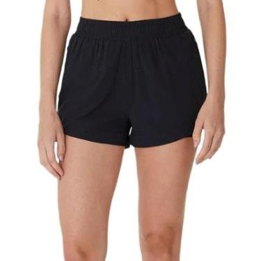 Imagem de Shorts Esportivo Malwee Sport 1000131524 Feminino Com Bolsos Tafetá T. P/GG-Feminino