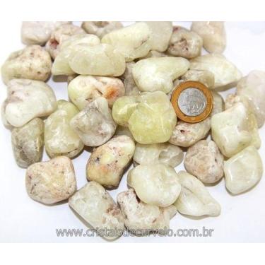 Imagem de 5kg Enxofre Rolado Pedra Natural G 30 a 45mm Tipo B - Ideal para Bijut
