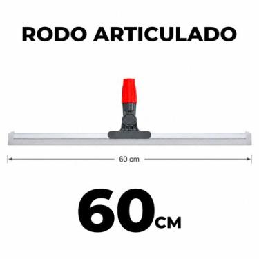 Imagem de Rodo articulado de silicone sem cabo 60 cm superpro bettanin - SUPER P