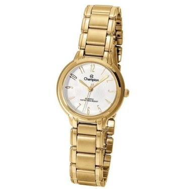 Imagem de Relógio Champion Feminino Ref: Ch26944w Dourado + Semijóia