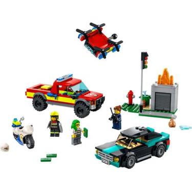 Imagem de Lego City - Resgate Dos Bombeiros E Perseguição De Polícia