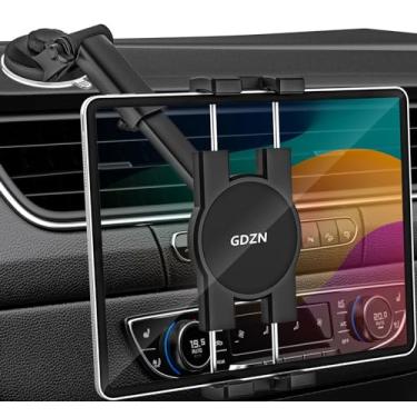 Imagem de GDZN Suporte de tablet de painel para carro, [ventosa substituível] Clipe de suporte de tablet com ventosa de gel forte pegajoso para iPad Pro Mini Air, Galaxy Z Fold, abas, iPhone, Fire, dispositivo