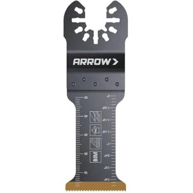 Imagem de Arrow OSC201-1 Lâminas Oscilantes Bimetálicas Revestidas de Titânio para Metal (não ferroso), Madeira, Madeira com Pregos, PVC, Drywall, 3,17 cm