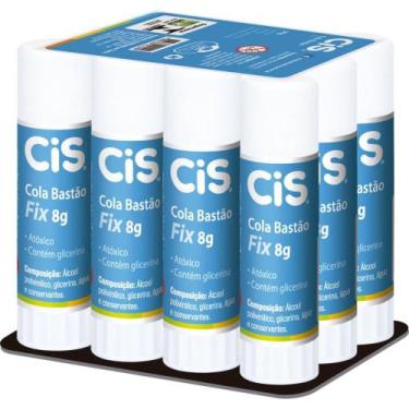 Imagem de Cola em Bastão CIS FIX 08G Caixa com 12 - Sertic