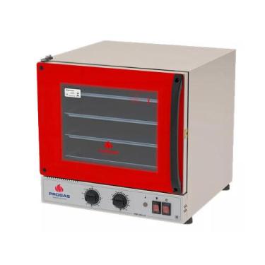 Imagem de Forno Turbo Elétrico Vermelho PRP004 Prógas - PROGAS IND. MET. LTDA.