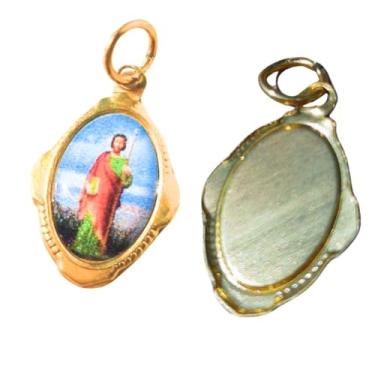 Imagem de Medalha São Judas Tadeu Chapa Resinada 2 unidades