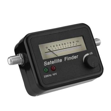 Imagem de Tiiyee Visor de nível de localizador de satélite, receptor de antena de TV, testador de sinal aéreo, dispositivo de medição, localizadores de LCD digital de plástico Satfinder simples para