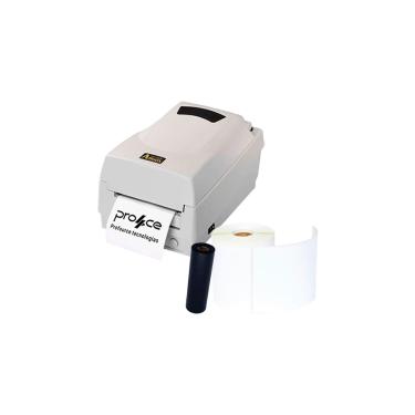 Imagem de Kit Argox Impressora Etiqueta OS-214 Plus com Ribbon e Etiqueta