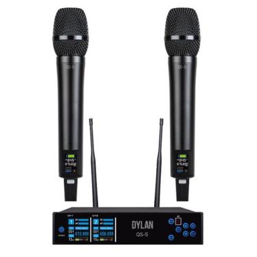 Imagem de Microfone Sem Fio Duplo UHF Dylan QS-5