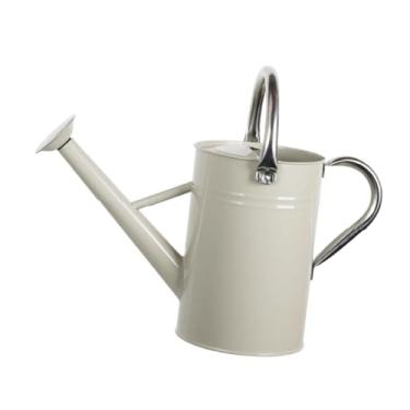 Imagem de Generic Regador de plantas com pulverizador fino, multiuso, grande capacidade, cabo de aço inoxidável, decoração, à prova de vazamentos, economia de trabalho, Branco