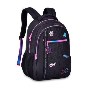 Imagem de Mochila Costas Rafa e Luiz Juvenil Notebook Ampla Youtuber