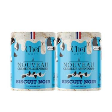 Imagem de Kit 2 Pasta de Amendoim Com Proteína Whey Protein 600g Chef Whey, Cook