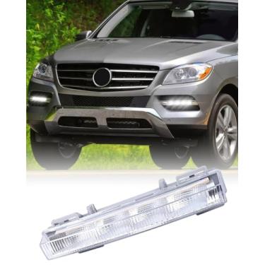 Imagem de TZYSZDB Luz de neblina LED DRL de circulação diurna compatível com Mercedes Benz W166 ML350 ML500 2013-2014/W166 ML550 ML63 Amg 2012-2015/X204 GLK250 GLK350 2013-2015 lado do motorista (L). :A204
