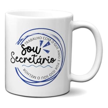 Imagem de Caneca Para O Melhor Secretário Amo o que Faço Criativo (Branca)