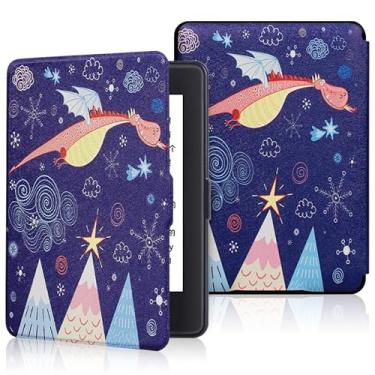 Imagem de GUKSRASO Capa para 7" Kindle Paperwhite 12ª Geração (2024) / Colorsoft Signature Edition, Capa Protetora Pintada com de Despertar/Repouso Automático