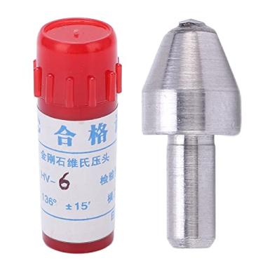 Imagem de Testador de dureza Vickers Diamond Indenter de alta precisão Ponta pontiaguda de 136 graus para modelos Buehler Matsuzava Future Tech Wolpert com caixa de armazenamento