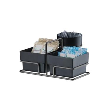 Imagem de Organizador Sachês Açúcar Adoçante Mexedor Ônix Future 1156OX