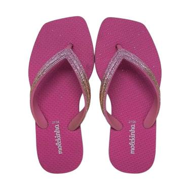 Imagem de Chinelo De Dedo Infantil Menina Facil Calce Macio Molekinha