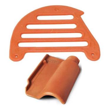 Imagem de 50 Passarinheira Marrom Telha Colonial Barro Morcego Pássaro - Wlplast