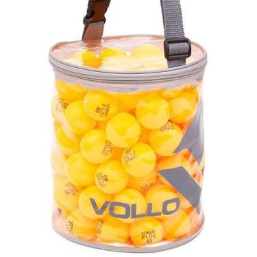 Imagem de Bola Tênis de Mesa Vollo Laranja 100 unidades