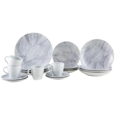 Imagem de Aparelho de Jantar Tramontina Arbo em Porcelana Decorada 20 Peças, Cin