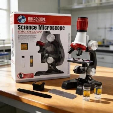 Imagem de Microscópio para Criança Educacional 1200x Brinquedo Led - Yeet