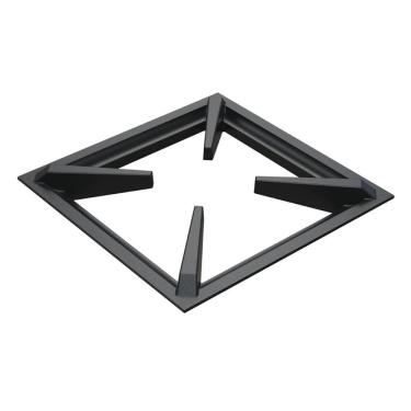 Imagem de Grelha para Fogão Industrial 4 Hastes MTQ Ferro Fundido 30x30cm Alta Resistência Libaneza