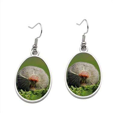 Imagem de Brinco de rato com retrato de toupeira menor – Brincos pendurados para meninas – Presente de festa de aniversário dos namorados