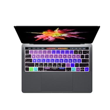 Imagem de Serato DJ Serato Scratch Live DJ Browser Toggle Shortcuts Capa de teclado de silicone para MacBook Pro M1 M2 14 16; Touch Bar 13 15 polegadas (A1989/A1706, A1990/A1707) 2016-2024