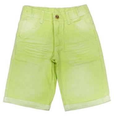 Imagem de Bermuda Look Jeans Collor - Verde - 8