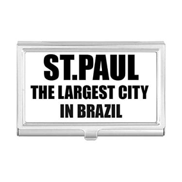 Imagem de St.Paul, a maior cidade do Brasil, porta-cartões